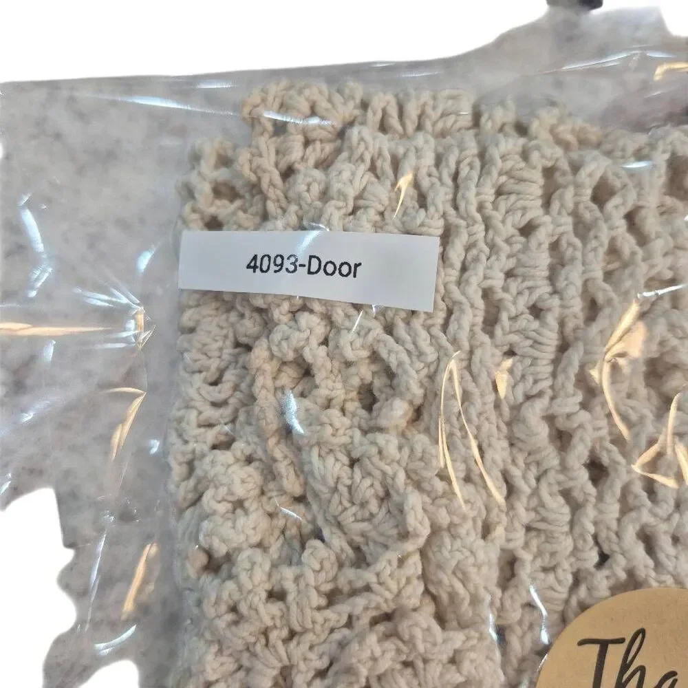 Crochet, Vintage Ivory Cotton Table Top Decor Crochet 14